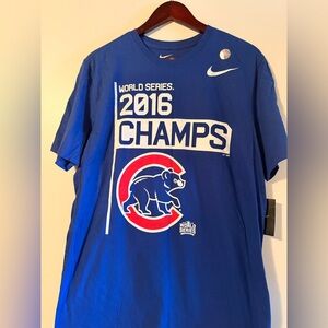 Nike Rush Blue Cubs Champs T-Shirt